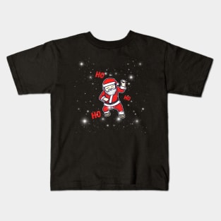 Dancing santa Kids T-Shirt